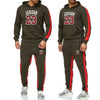 Ropa de marca, chándal de moda para hombres, traje deportivo Casual para hombres, sudaderas con capucha, ropa deportiva JORDAN 23, abrigo + pantalón conjunto para hombre