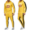 Ropa de marca, chándal de moda para hombres, traje deportivo Casual para hombres, sudaderas con capucha, ropa deportiva JORDAN 23, abrigo + pantalón conjunto para hombre